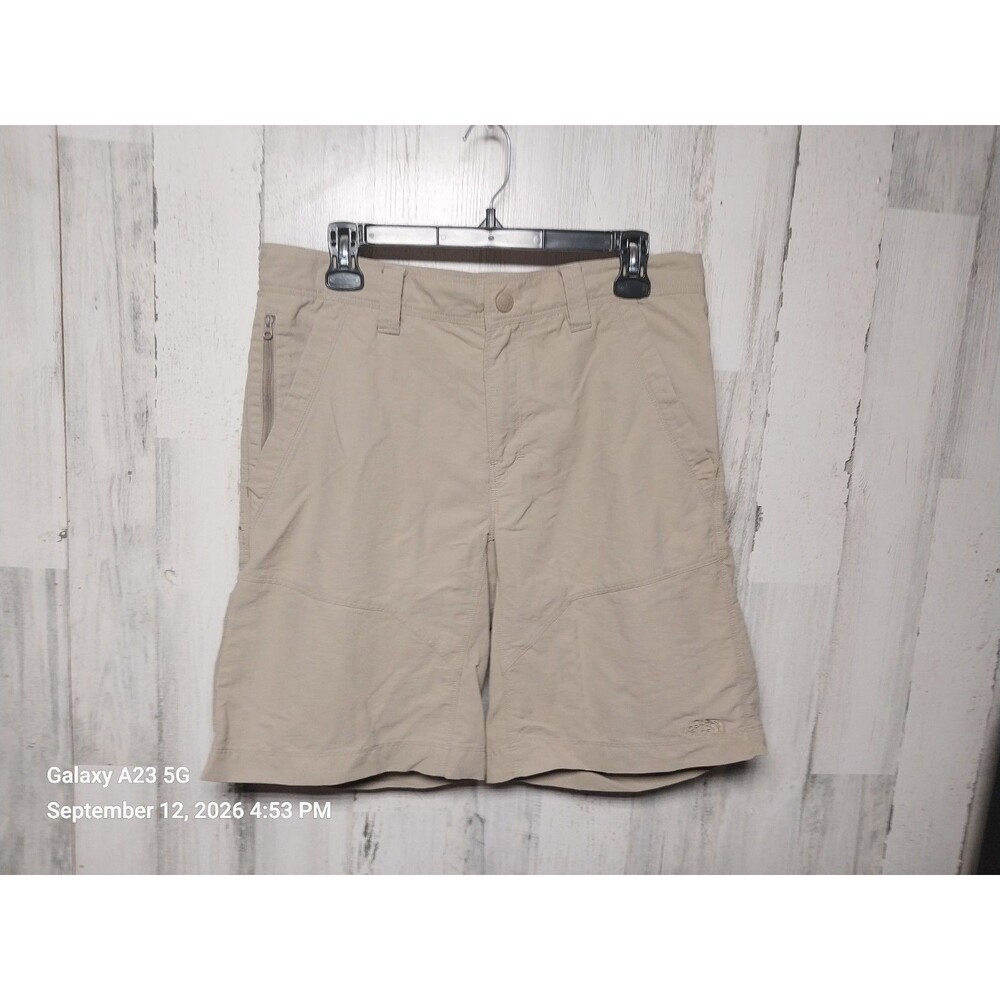 The North Face Men’s Khaki Hiking Shorts Size 32 Regular Lightweight Outdoor